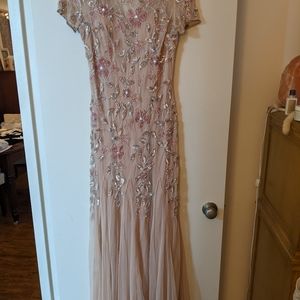 Beaded and Sequin Gown